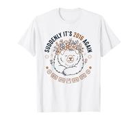 Suddenly It's 2016 Again Nostalgia Bear Gráfico Camiseta