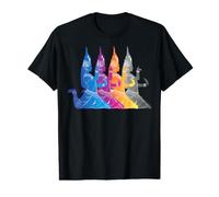 Sudeste Asiático Colorido Danza Tradicional Tailandia Camboya Camiseta gráfica económica