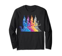 Sudeste Asiático Colorido Danza Tradicional Tailandia Camboya Manga Larga