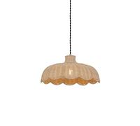 Sudeste Asiático Tejido a mano Lotus Rattan Art Lámpara colgante E27 Base de lámpara Gran sala de estar Lámpara colgante Vintage Wabi Wabi Folk Comedor Candelabros Entrada Tienda comercial Decoración