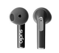 Sudio N2 Midnight Black - True Wireless Bluetooth Open Earbuds,Multipoint-Connection,Micrófono Integrado para Llamadas, 30 Horas de batería con Funda de Carga, IPX4 Resistente al Agua, USB-C y Carga