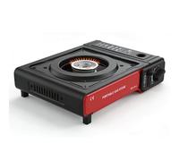 Sudnsadaks Camping Gas Portatil, Cocina de Gas Butano, Hornillo Camping Gas en Acero Inoxidable, Encendido Piezoeléctrico, Adecuado para Picnic, Camping, Exterior, Ideal para Emergencias