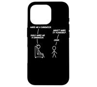 Sudo Make Sandwich Divertido Linux Carcasa para iPhone 16 Pro