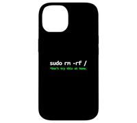 Sudo RM RF Advertencia - Linux Comando Line Tech Humor Carcasa para iPhone 14
