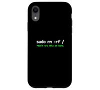 Sudo RM RF Advertencia - Linux Comando Line Tech Humor Carcasa para iPhone XR