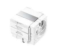 Sudokoo SK620 Blanco Disipador CPU: AM5 CPU Cooler Solo para AM5 -Doble Torre con Dos PWM FDB Ventilador de 120mm y 6 HeatPipes, Fácil Montaje Deslizante, 5 Años de Garantía, Blanco
