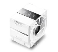 Sudokoo SK700V Blanco Disipador CPU con Pantalla Digital,Exlusivo para AM5,Ventilador CPU, Air Cooler, 7 HeatPipes,Ventilador M-Winding Tech, Montaje en L-Rail, Libertad RAM Total, 5 Años de Garantía