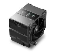 Sudokoo SK700V Disipador CPU AM5 : CPU Cooler AM5 con Pantalla Digital Exlusivo para AM5 - Ventilador CPU 120mm con 7 HeatPipes y Libertad RAM Total, 5 Años de Garantía, Negro