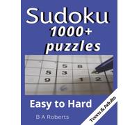Sudoku 1000+ puzzles - Easy to Hard: Brain teasers and games, puzzle for memory, fun, and seniors