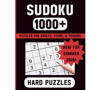 Sudoku 1000+ Puzzles Vol. 4: Hard Sudoku Puzzles with Solutions | Challenging Brain Teasers for Adults, Teens & Seniors (Sudoku Puzzle Collection)