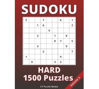 Sudoku: 1500 Hard Level Sudoku Puzzles | Large Print Grids | Advanced Brain Training & Logic Puzzles for Adults (1500 Sudoku Puzzle Series by Craig Yates)