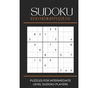 Sudoku 1500 Medium Puzzles: 1500 Puzzles For Intermediate Level Sudoku Players | 6x9 inches, 500 pages | 1500 Puzzles to Relieve Boredom, Stimulate Your Mind, or Give as a Gift