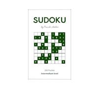 Sudoku: 200 Intermediate Puzzles for Adults: A Relaxing & Aesthetic Brain Game Book