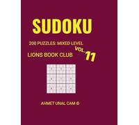 SUDOKU 200 PUZZLES: MIXED LEVEL: LARGE PRINT - LIONS BOOK CLUB : Lions Puzzle Kingdom