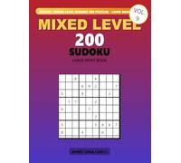 SUDOKU 200 PUZZLES: MIXED LEVEL - LARGE PRINT - LIONS BOOK CLUB - VOL 9 : Lions Puzzle Kingdom