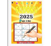 Sudoku 2025 Page A Day: 365 Days of Puzzles for Adults From Easy to Hard