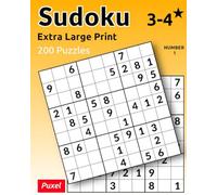 Sudoku 3-4* edition number 1: Extra Large Print. 200 Puzzles. (Sudoku Challenge Series - Extra Large Print)