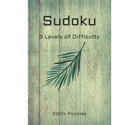 Sudoku 3 Levels of Difficulty Puzzle book: Sudoku puzzle 3 levels of difficulty | 6 X 9, 220 pages | 200+ puzzles | Solutions included
