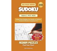 Sudoku 365 Plus - Medium Edition (2026): 365 Medium Sudoku Puzzles for Daily Brain Training (Sudoku 365 Plus Series)