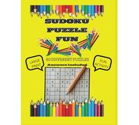 Sudoku 80 Hard Puzzles: Large Print Fun Activity Book for Adults