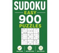 Sudoku 900 Easy Puzzles: 6 x 9