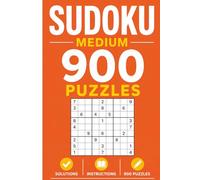 Sudoku 900 Medium Puzzles: 6 x 9