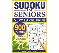 Sudoku 900 Very Large Puzzles For Seniors