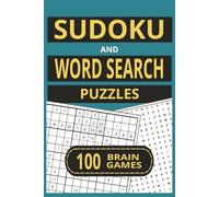 Sudoku and Word Search Puzzles: 100 Brain Games | 50 Sports-Themed Word Search Puzzles + 50 Easy-to-Medium Sudoku Puzzles