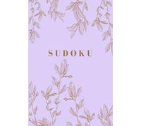 Sudoku Book for Adults Easy, Medium, Hard. Total 60 Puzzles, Large Print - Lovely In Lilacs Vintage Floral - One Puzzle Per Page (Elegant Puzzling)