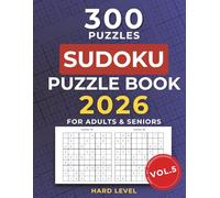 Sudoku Book for Adults & Seniors (Vol. 5): Large-Print Puzzles. Hard Puzzles with Solutions - Perfect for Relaxation, Brain Training, and Puzzle Lovers. (Hard Sudoku for Seniors)