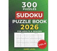 Sudoku Book for Adults & Seniors (Vol. 9): Large-Print Puzzles. Hard Puzzles with Solutions - Perfect for Relaxation, Brain Training, and Puzzle Lovers. (Hard Sudoku for Seniors)