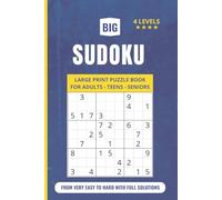 Sudoku Book for Adults Teens and Seniors: The Perfect Challenge for Making Skill Levels Fun