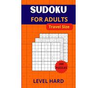 Sudoku Book for Adults: Travel-Friendly Puzzle Book with Solutions
