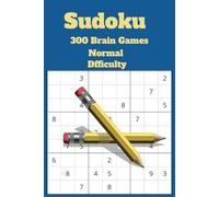 Sudoku: Brain Games | Normal Difficulty | 6x9 inches, 150 Pages