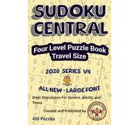 Sudoku Central Four Level Puzzle Book Travel Size