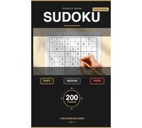Sudoku Challenge Book for Adults: 200 Brain-Boosting Puzzles - Easy, Medium & Hard - Full Solutions Included - Pocket Size - Vol. 2