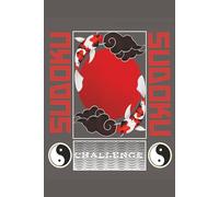 Sudoku Challenge: Sudoku puzzle book, pretty, koi | 6x9 inches, 110 pages | 50+ puzzles | solutions included