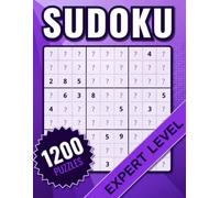 Sudoku Compact: 1200 Expert Sudoku Puzzles: Ultimate Brain Challenge • 6 Puzzles Per Page • Complete Solutions