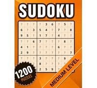 Sudoku Compact: 1200 Medium Sudoku Puzzles: A Step Up in Challenge • 6 Puzzles Per Page • Solutions Included
