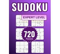 Sudoku Compact: 720 Expert Sudoku Puzzles: Compact Layout • 6 Puzzles Per Page • Complete Answer Keys
