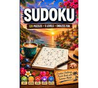Sudoku: Creative Challenge Puzzle Book for Adult Solvers with Summer Motifs