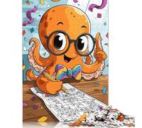 Sudoku de Pulpo Puzzle Adultos 500 Piezas Juegos Educativos para Decoración del Hogar Juego De Rompecabezas Cumpleaños Stress Relief 500pcs (52x38cm)
