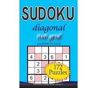 Sudoku diagonal 6x6 grid medium to hard 172 puzzles: MiniSudoku Puzzles Series - Volume 7 (6x6 Sudoku Series - Mini Sudoku)