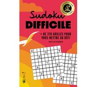 Sudoku difficile: + de 370 grilles pour vous mettre au défi