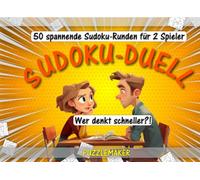 Sudoku-Duell - Wer denkt schneller?: 50 spannende Sudoku-Runden für 2 Spieler | Mit 100 Rätselgitter in 5 Schwierigkeitslevel