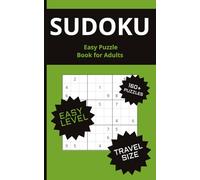 Sudoku Easy Puzzle Book for Adults: 160+ Challenging 9x9 Sudoku Puzzles with Solutions - 2 Puzzles per Page - Travel Size 5x8