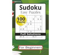 Sudoku Easy Puzzles: Sudoku Puzzles with Easy-to-Read Print | 6x9 inches 125 pages | 100 Puzzles ... Vacations, Holidays, and Free Time (Progressive Sudoku Series)