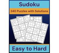 Sudoku Easy to Hard 240 Puzzles (Activity Books)