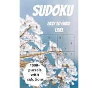 sudoku: easy to hard level: 1000+ Sudoku puzzles for anyone. Two puzzles per page, and at the end - complete solutions for every puzzle. Winter edition.