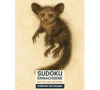 sudoku erwachsene mittel bis schwer: Großdruck mit Lösungen & Aye Aye-Design